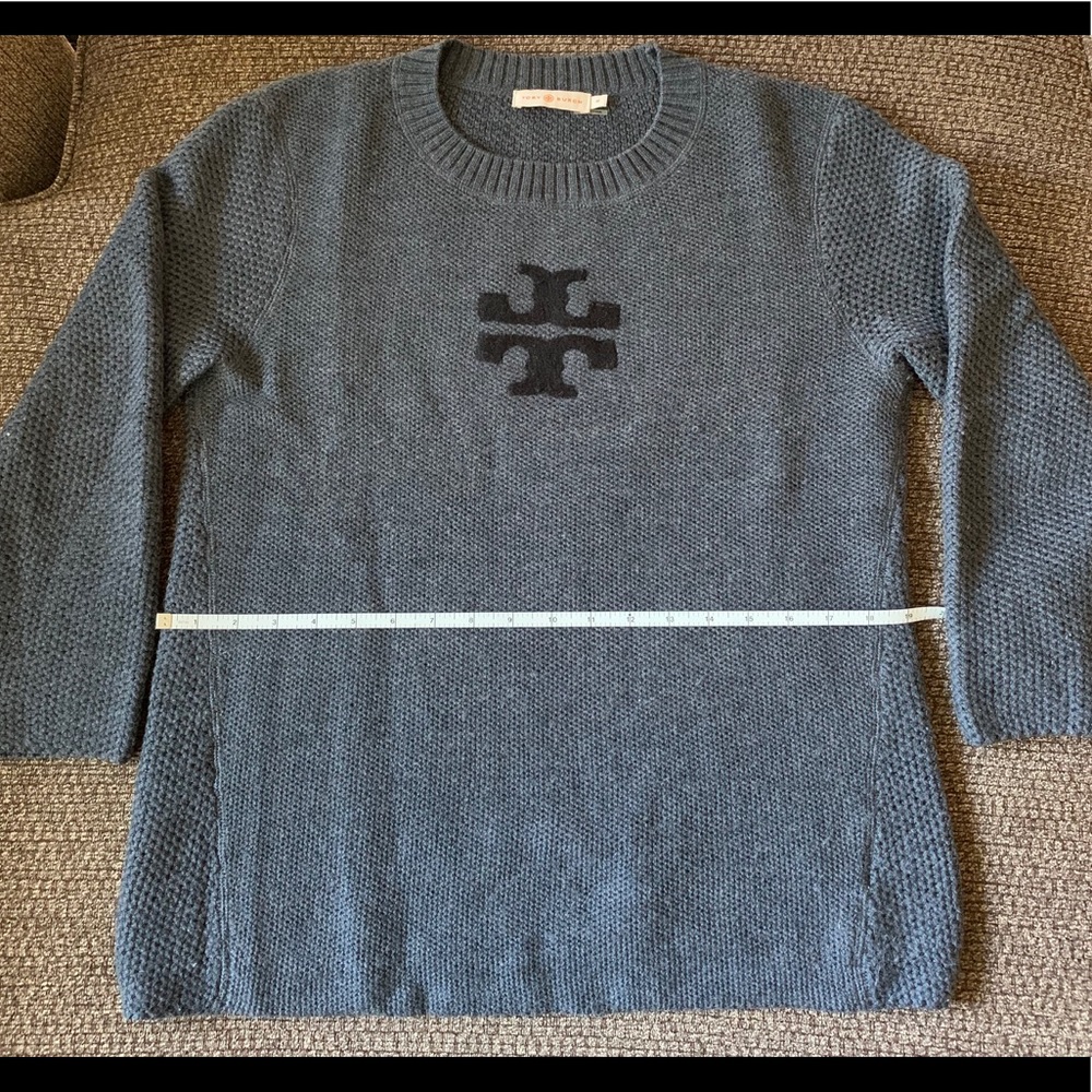 Tory Burch T Logo Crew Neck Sweater - Medium